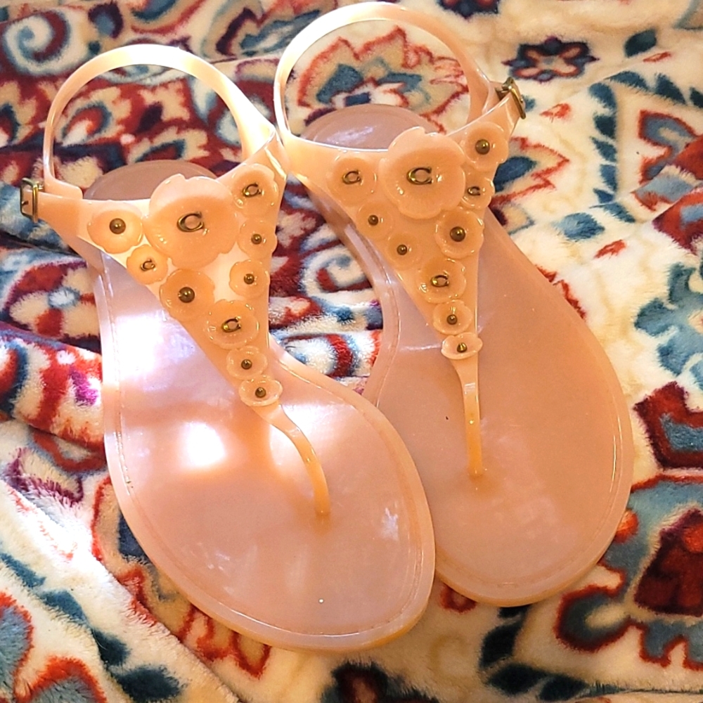 New size 11 Coach sandals